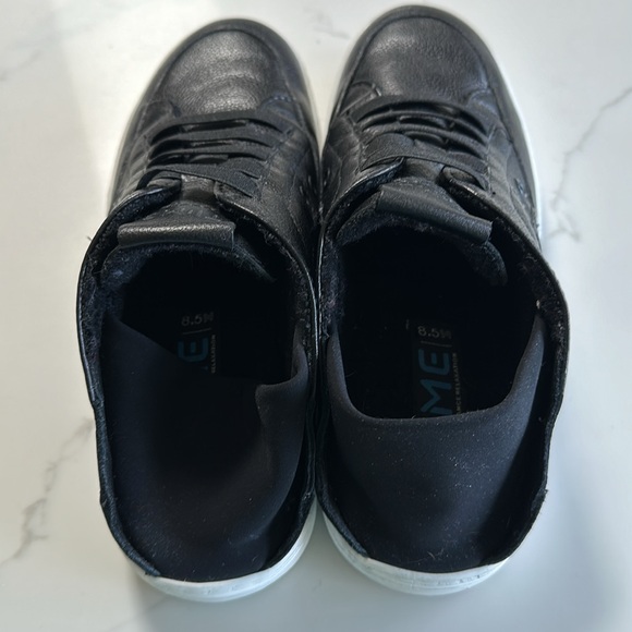 TI:ME Black Wool Lined Low Top Hybrid Slipper Sneaker SZ 8.5 - Picture 3 of 6